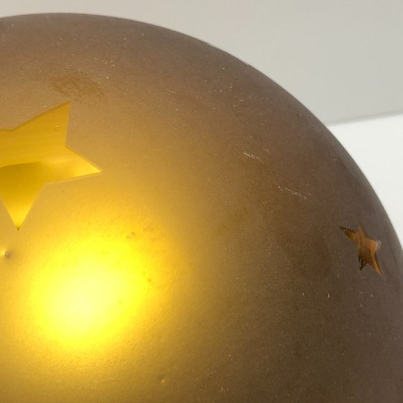 Dept 56 Moon & Ball Frosted Mercury Glass Ornament - Picture 9 of 12